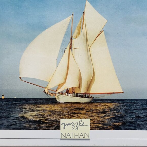 Nathan Puzzle 1000 Pieces Altair Sailboat 1996 Prestige Collection France - Picture 2 of 10